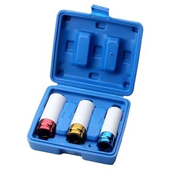 薄型ソケットセット19mm×21mm  6セット ソケットレンチ セット 6.35mm 1/4インチ 6角ソケット 10個付き